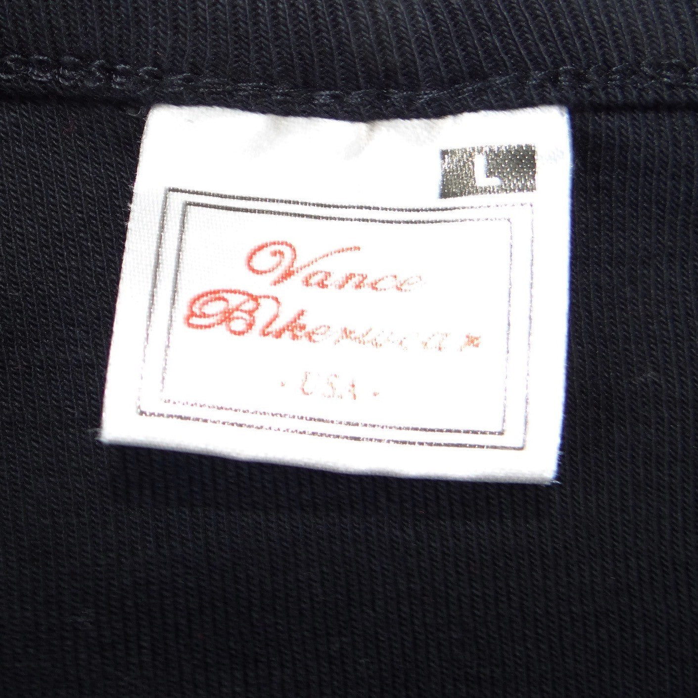 Vance Bikerwear USA Womens Black Red Colorblock Racing Stripe Top Shirt Large