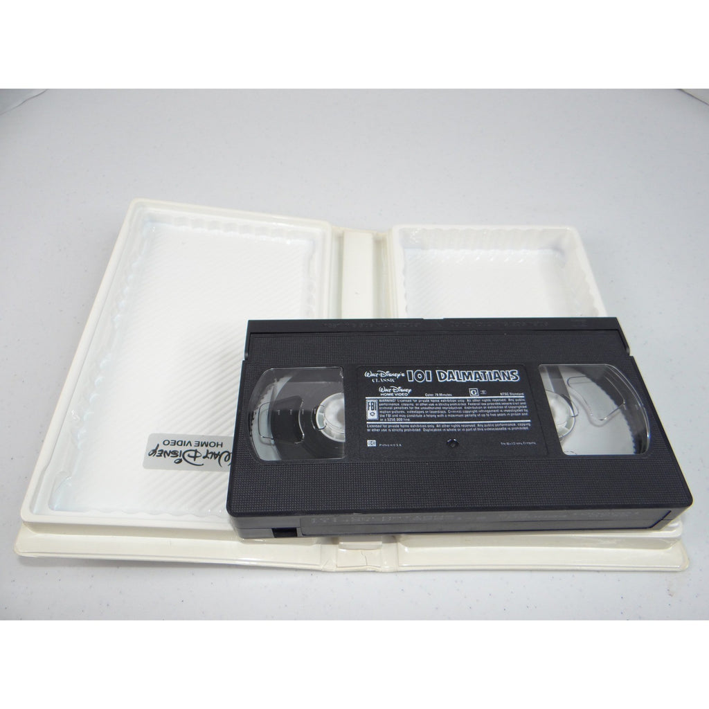Walt Disney 101 Dalmatians VHS The Classics Black Diamond Clamshell TESTED