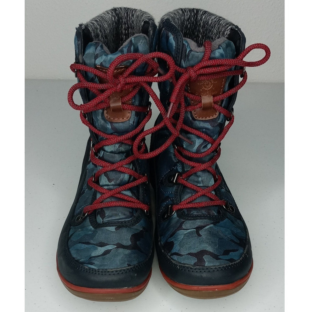 Khombu Womens Winter Boots Camo Lace Up Insulated Warm Snow Boots