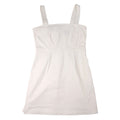 Forever 21 White Square Neck Button Side Mini Dress Size Medium