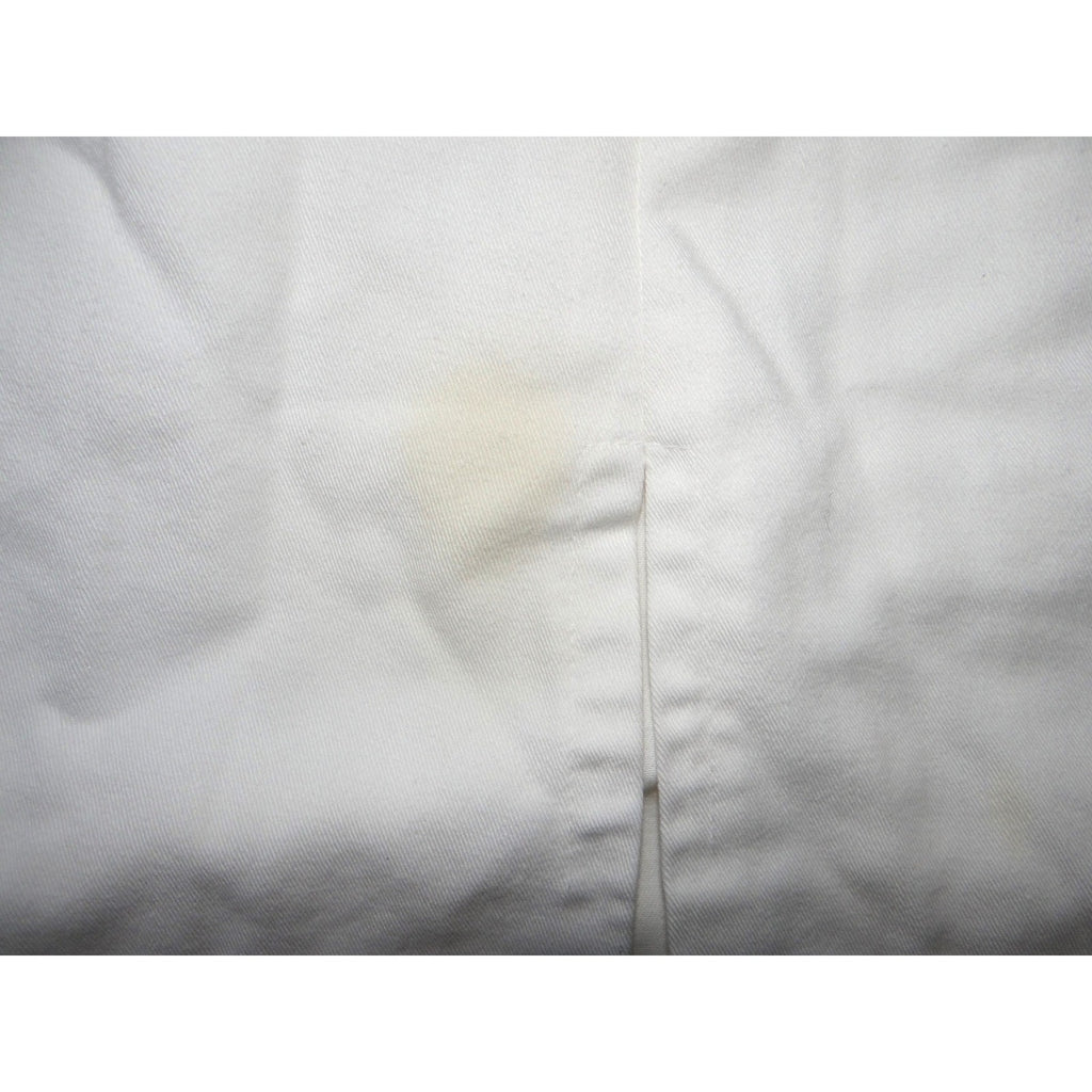Vintage White Midi Skirt Pleated A Line Casual Office Basic