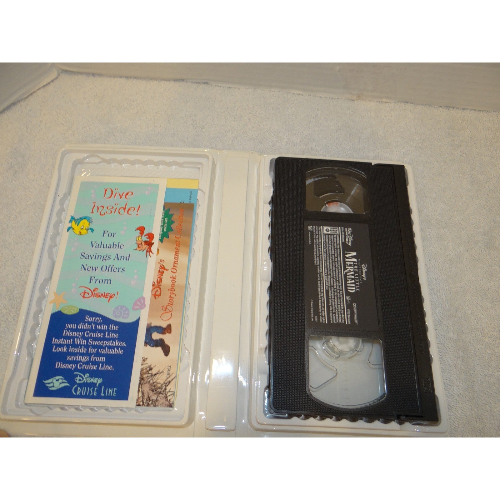 Disney The Little Mermaid VHS Masterpiece Collection Special Edition THX 12731