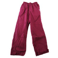 Womens Burgundy Elastic Waist Straight Leg Scrub Pants Wine Red Workwear