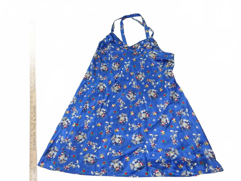 Vintage 1998 Classic Looney Tunes Collection Christmas Night Gown - Slip Dress