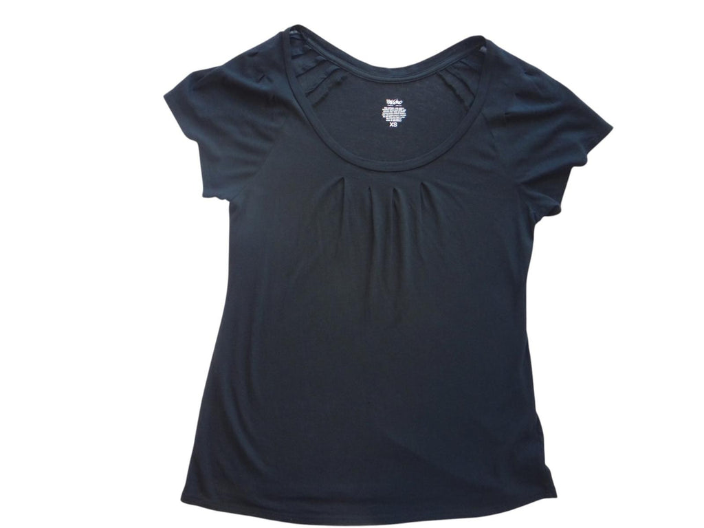 Mossimo Women's Black XS Short Sleeve Top