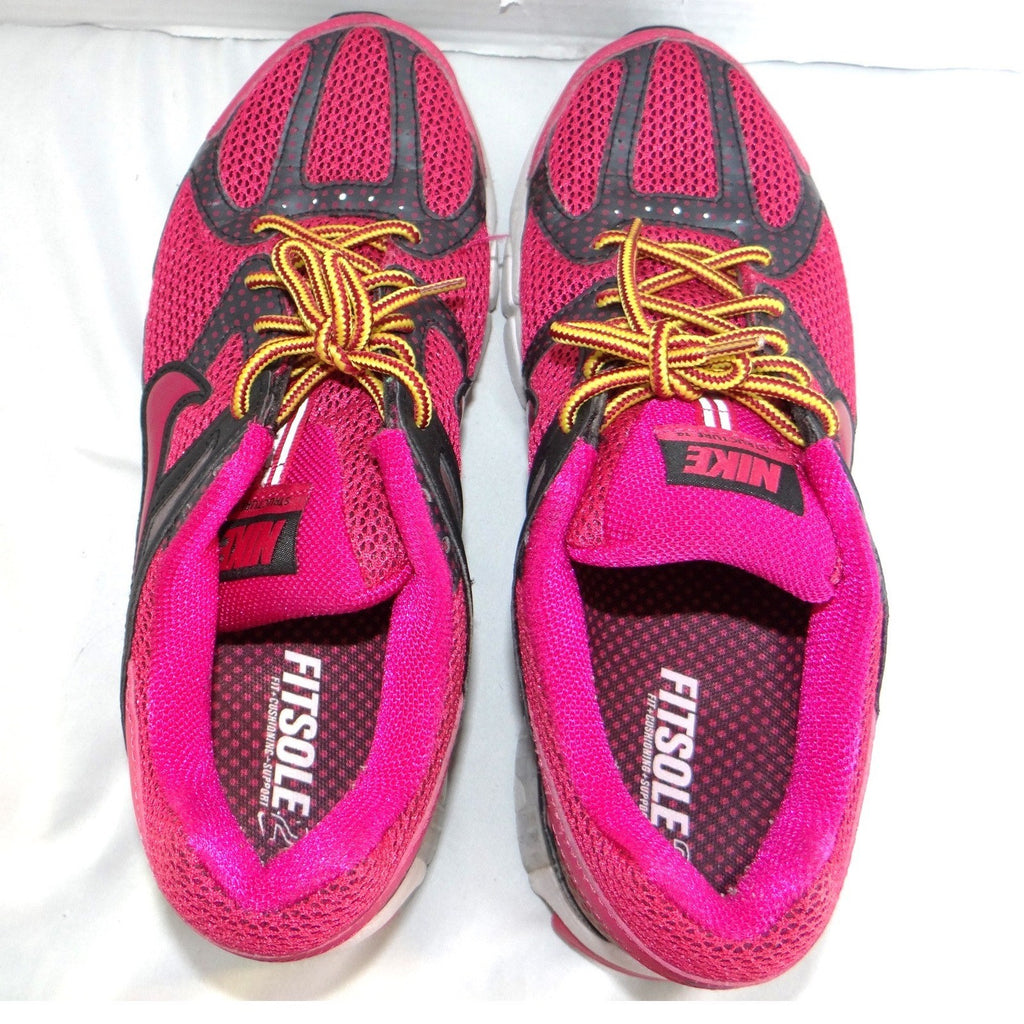 Nike Air Zoom Structure 14 Womens Pink Black Running Shoes Size 9