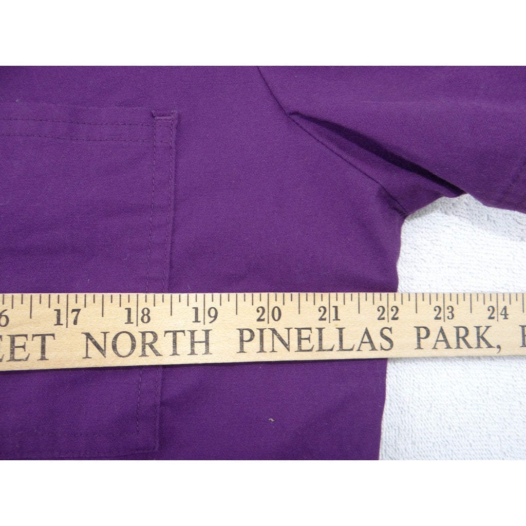 Scrubstar Womens Purple V-Neck Scrub Set Top and Cargo Pants Medium 33782