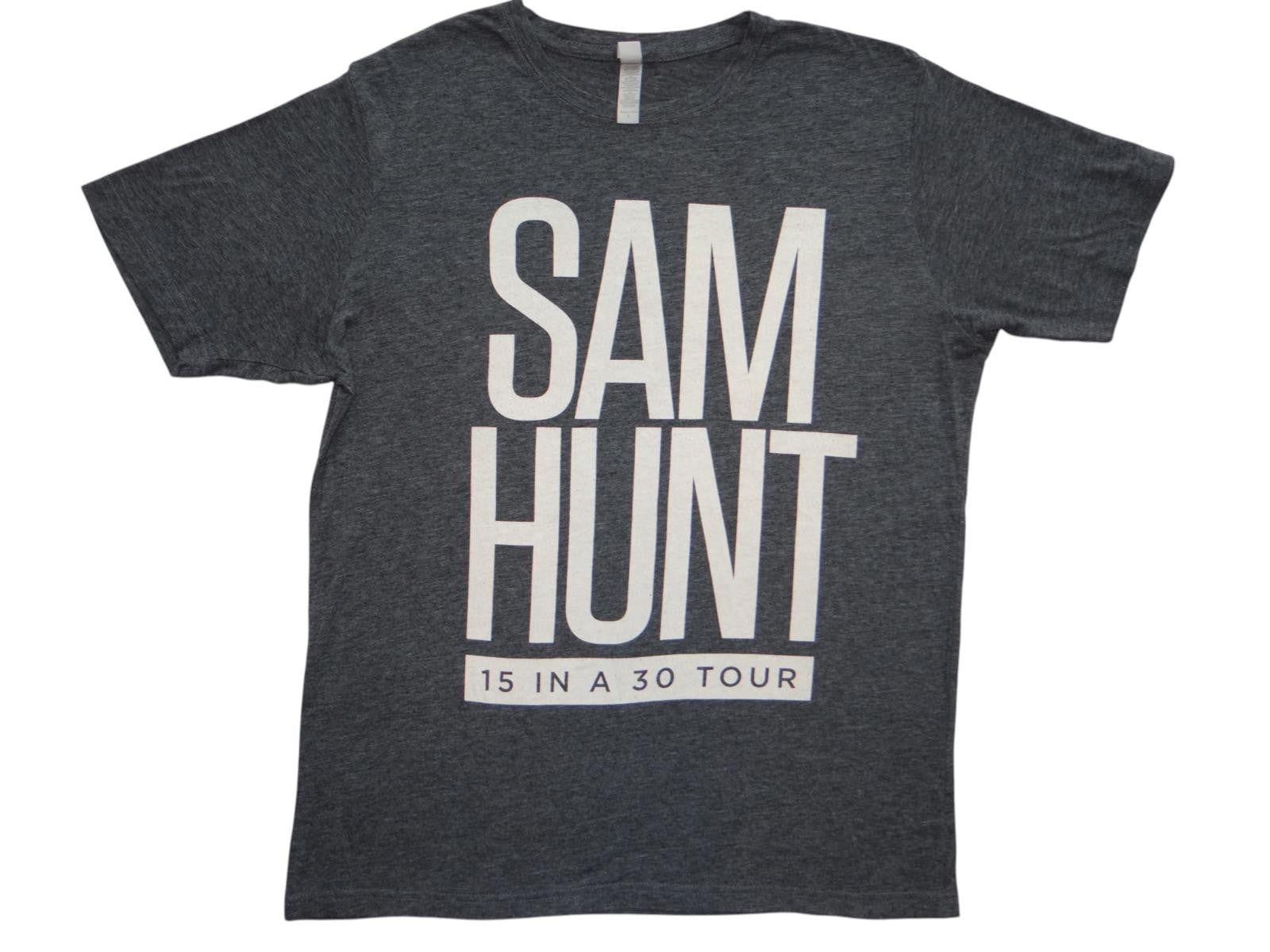 Sam Hunt 15 in a 30 Tour T-Shirt