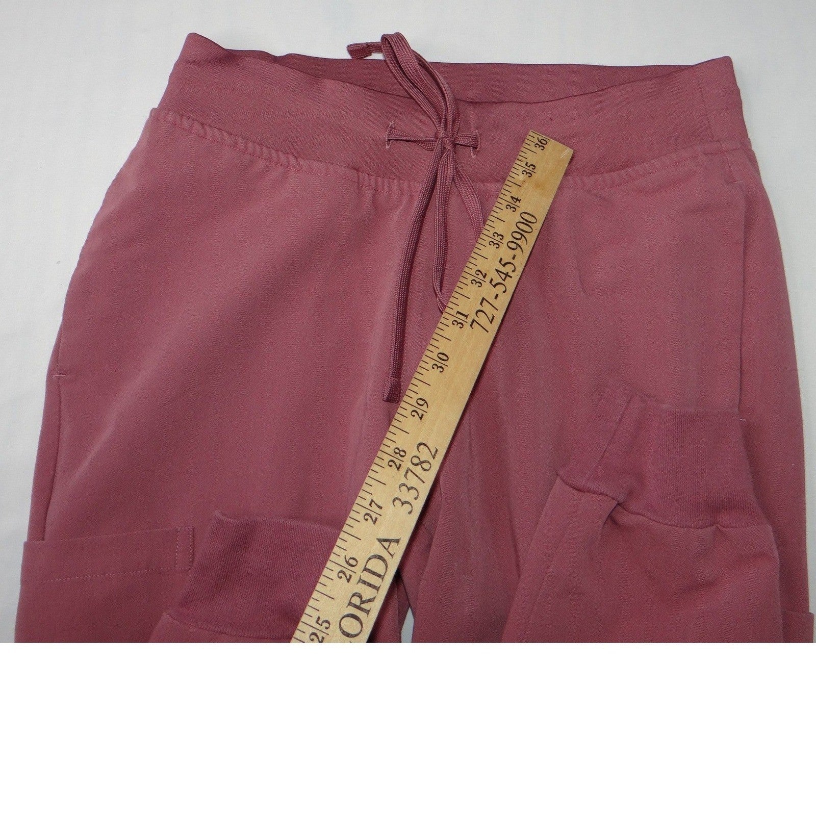 Mandala Womens Cargo Jogger Scrub Pants Rose Pink XXS Equa Tek Technology
