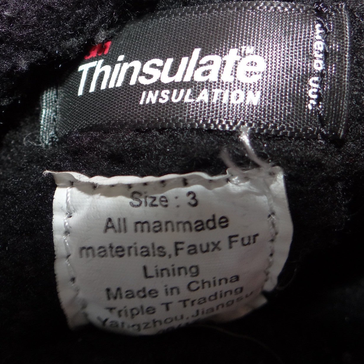 Northside Kids Pink Black Thinsulate Insulated Winter Snow Boots Size 3