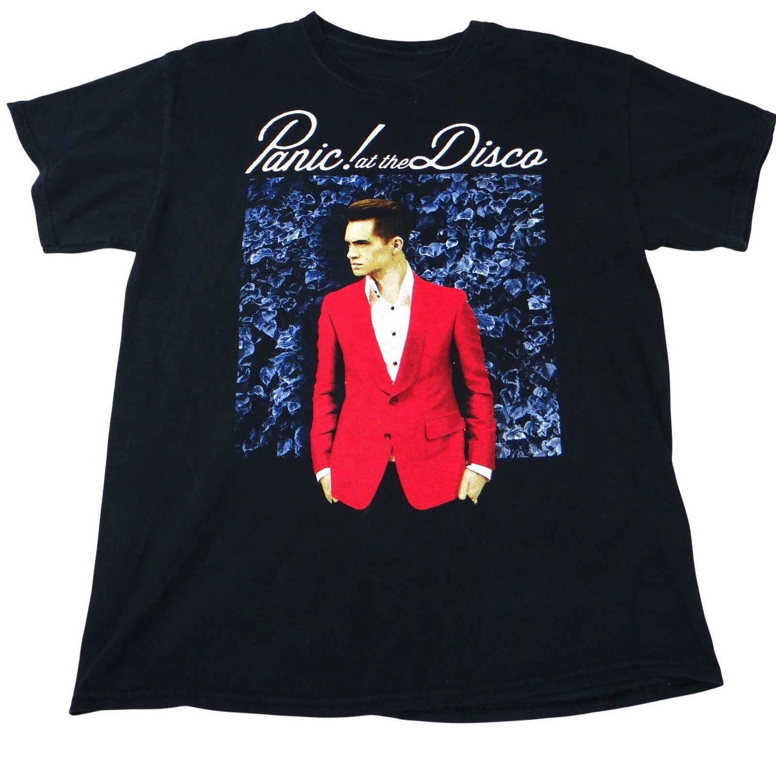 Panic at the Disco Brendon Urie Black T Shirt Band Merch