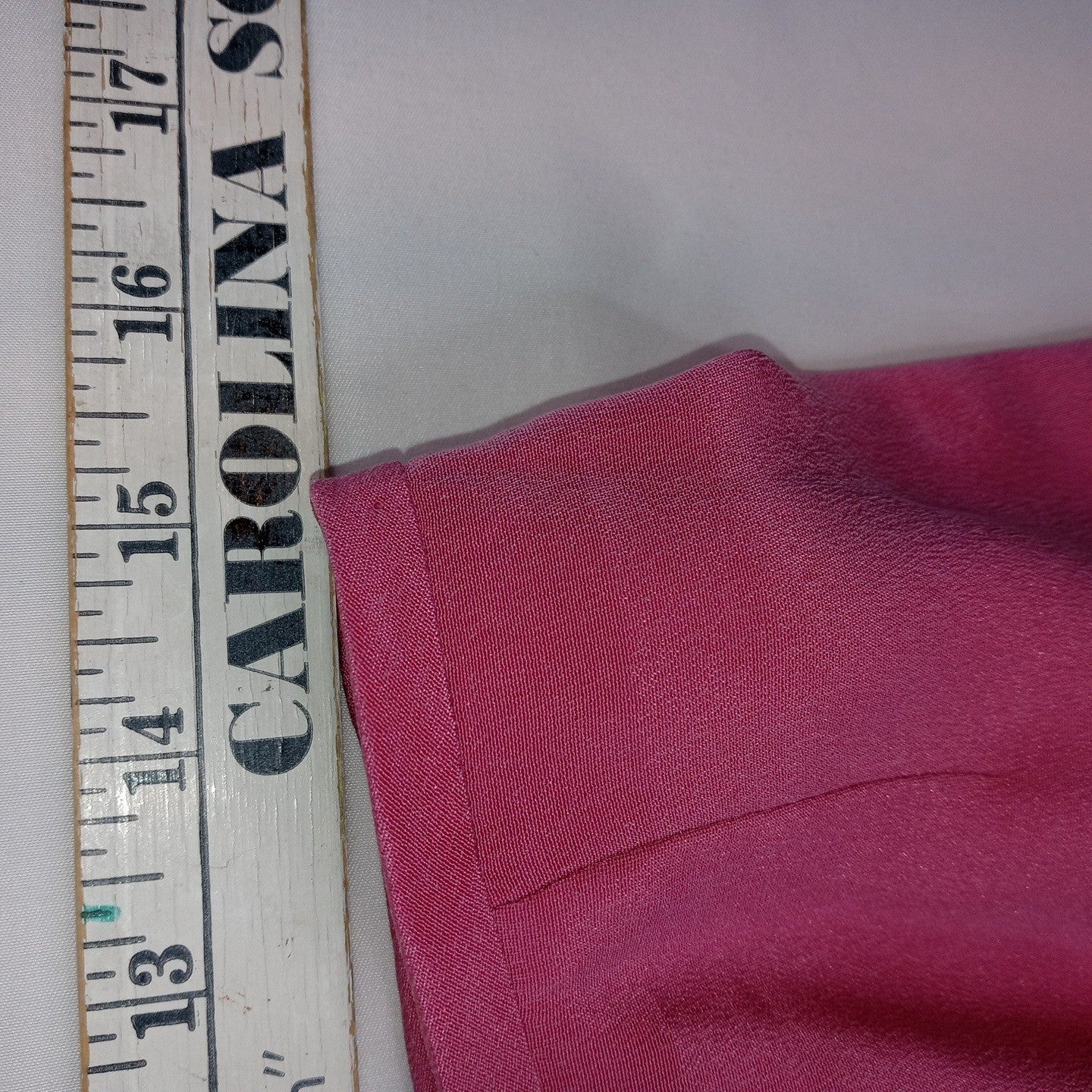 VTG Preston & York Silk Pink Blazer Skirt Suit Womens 12 Short Sleeve Tailored