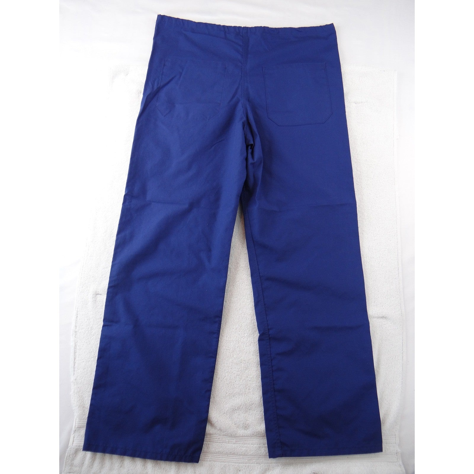 Medline AngelStat Royal Blue Scrub Pants M600NNTS-CM Womens Small Elastic Waist