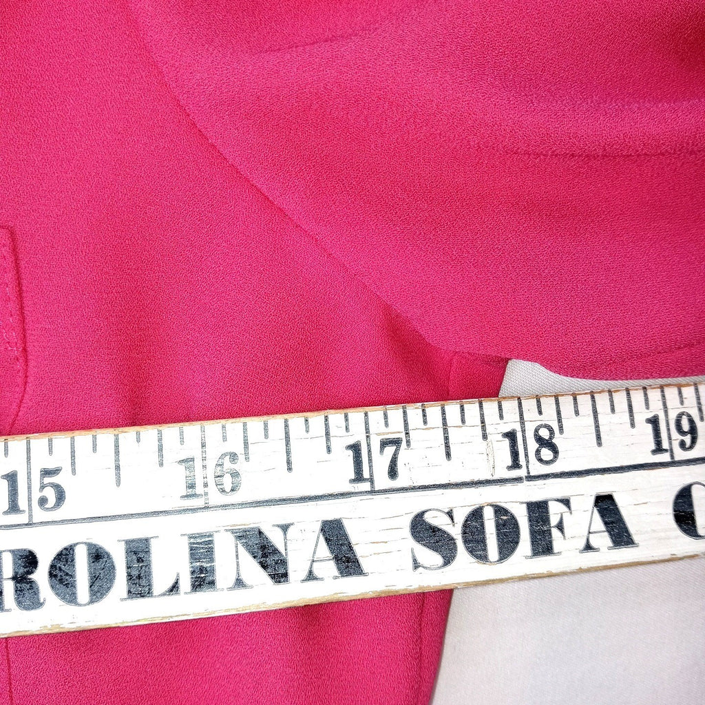 Express Pink Long Sleeve Collared Button Up Shirt Womens Size S