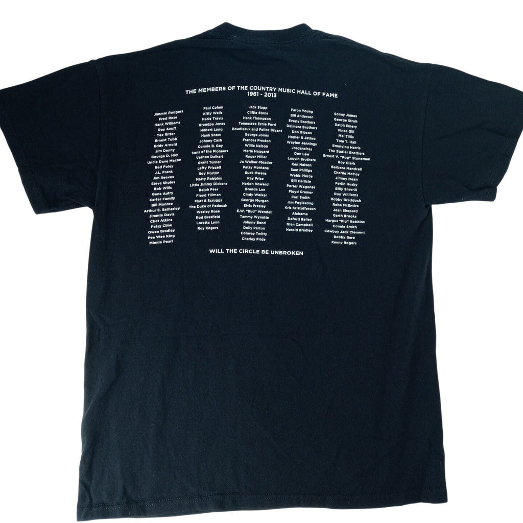 Country Music Hall of Fame and Museum Nashville T Shirt Black Members 1961 2013