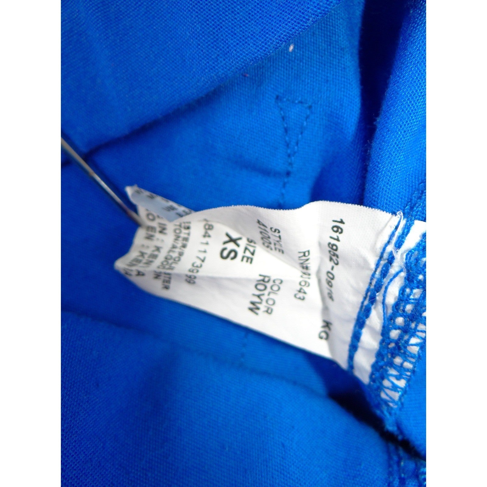 Cherokee Workwear Scrub Pants Royal Blue Unisex XS Drawstring Cargo Pockets