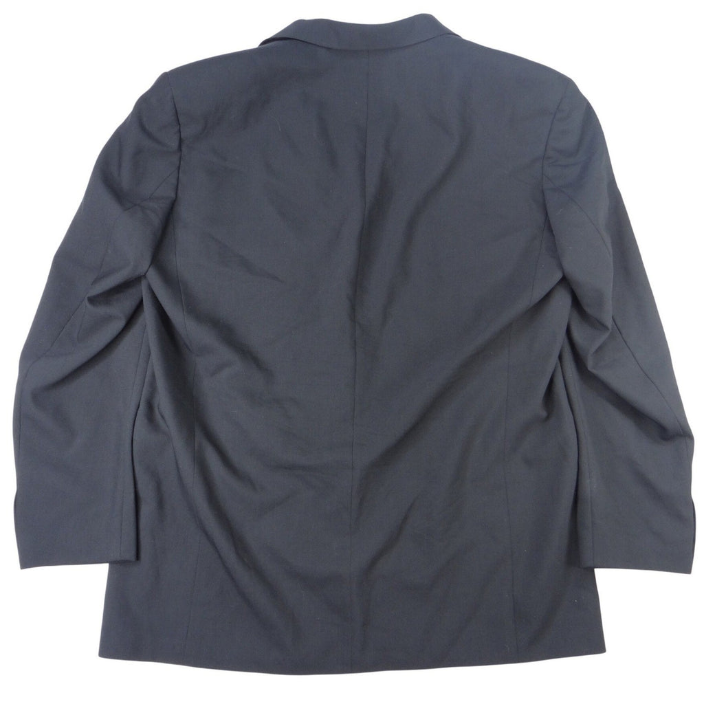 Hugo Boss Barneys New York Mens Charcoal Gray Wool Blend Blazer Jacket