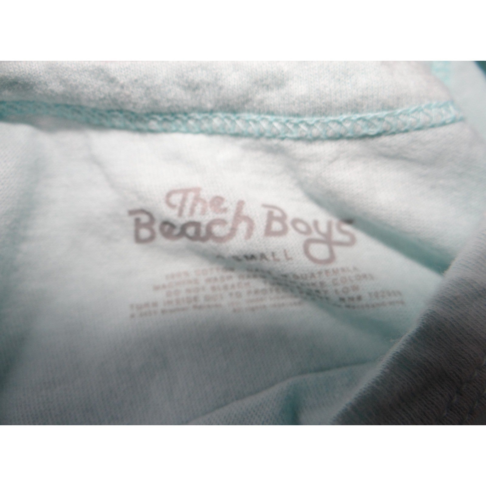 The Beach Boys Light Blue Graphic Tank Top Size Girls Women's XSmall