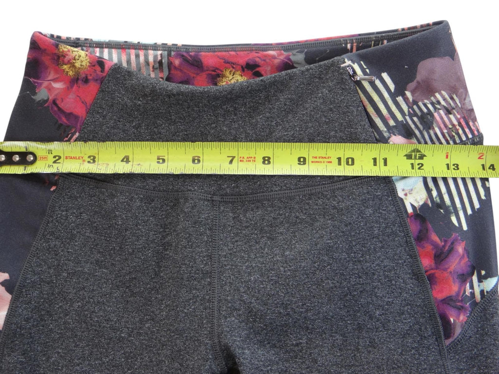 Stylish High-Waisted Leggings with Floral Accents