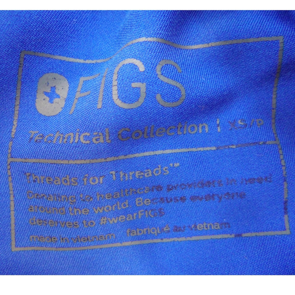 FIGS Technical Collection Royal Blue Scrub Jogger Pants Womens XS