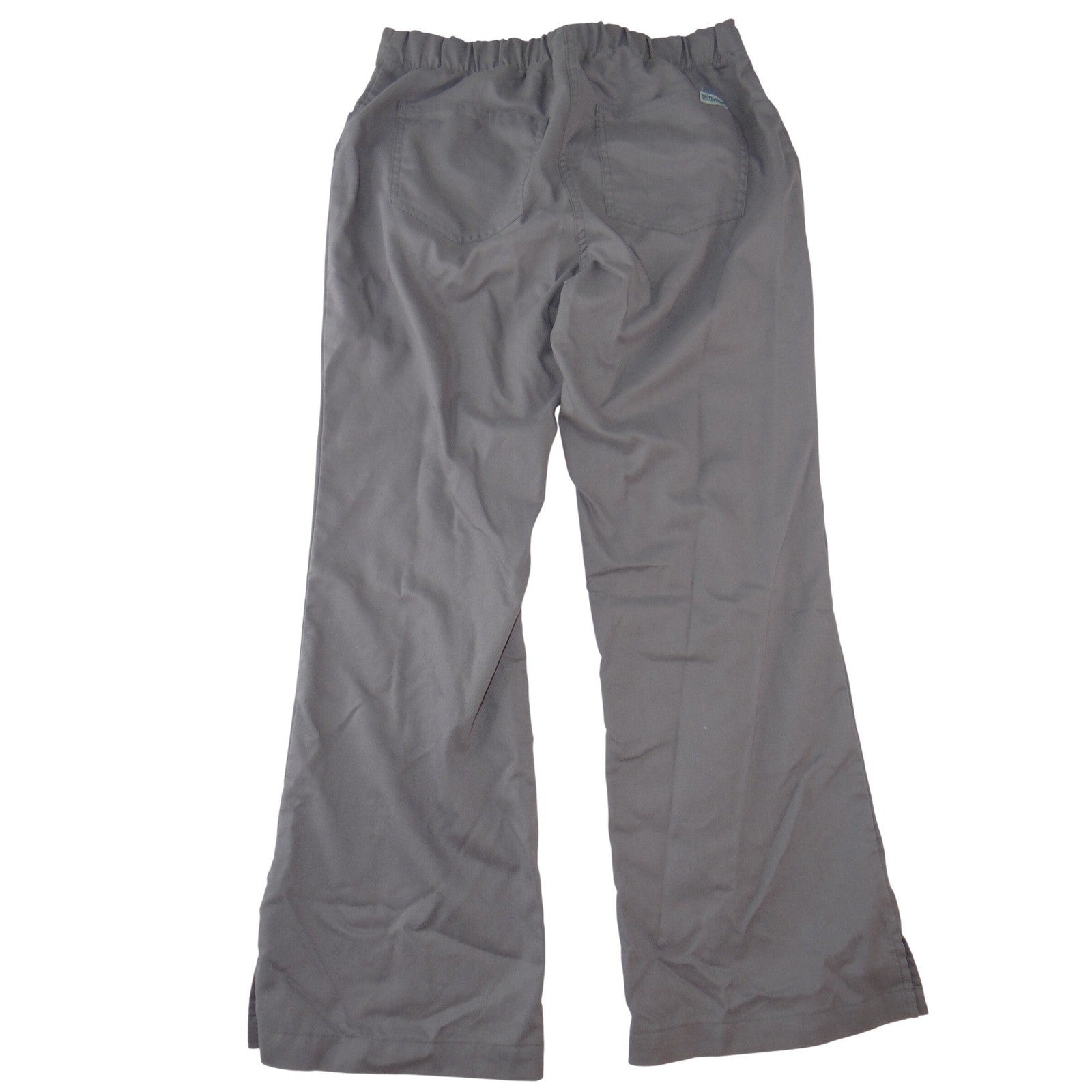 Greys Anatomy by Barco Womens Scrub Pants Grey Flare Leg Drawstring SP 2412