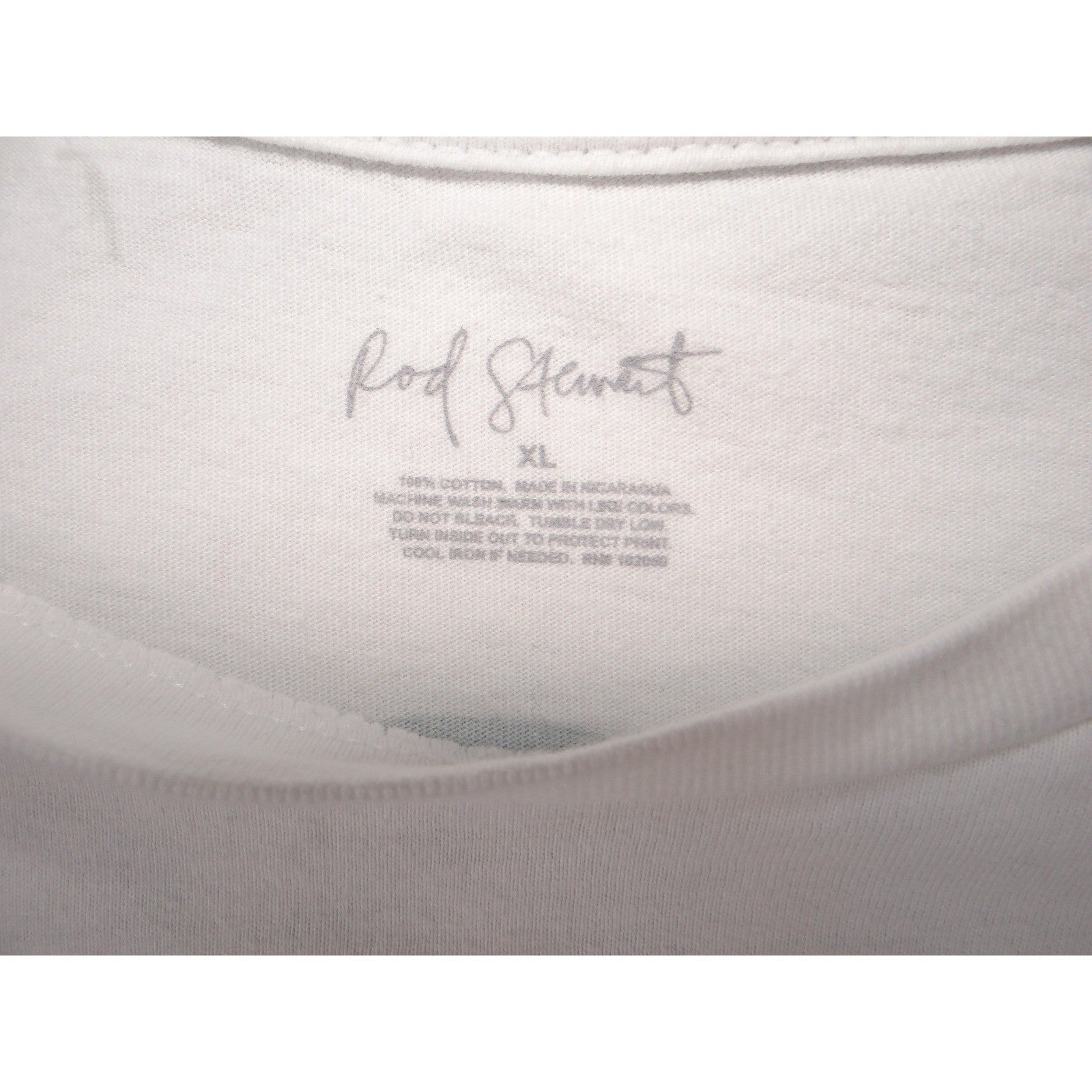Rod Stewart 2022 Tour In Concert White T Shirt Womens XL