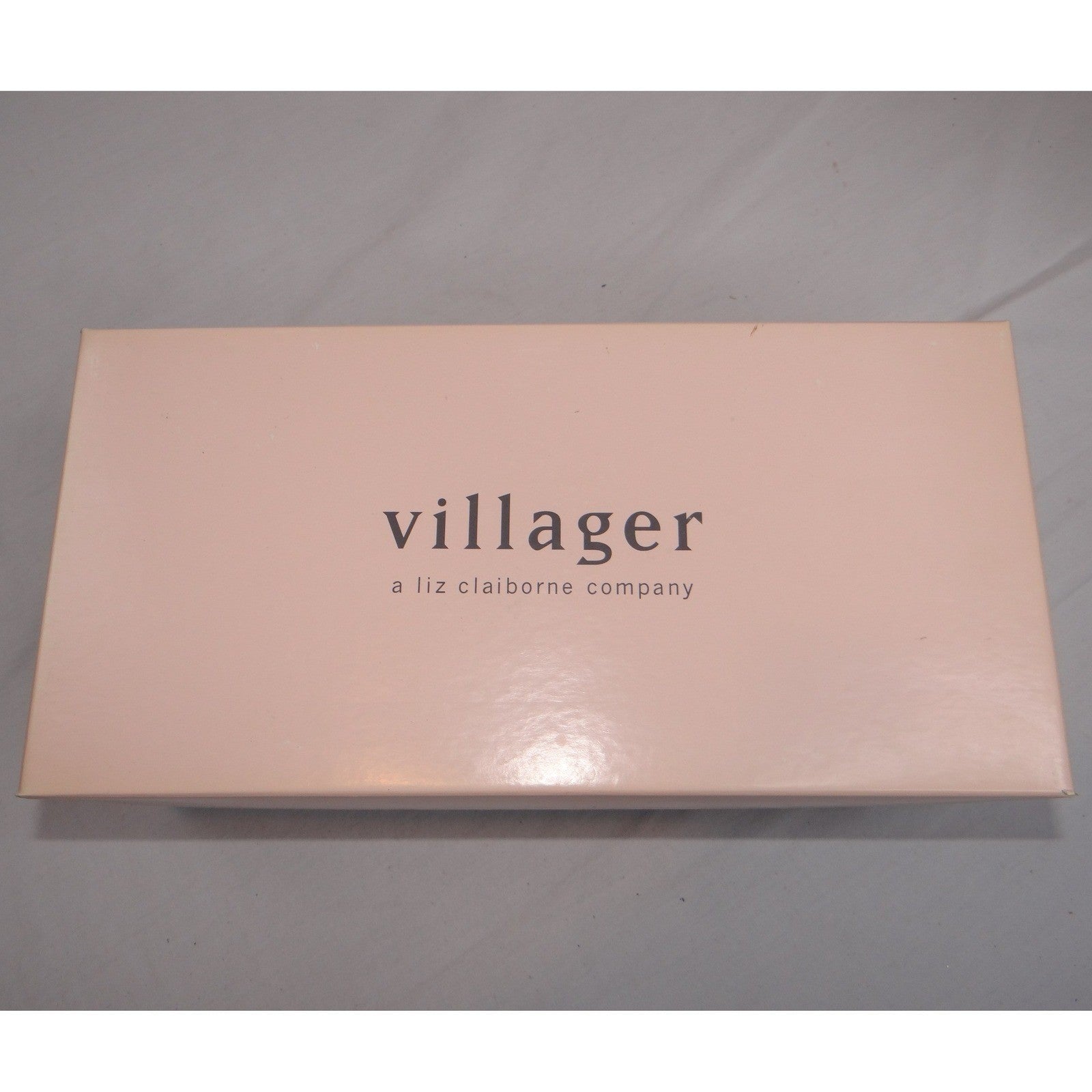NIB Villager by Liz Claiborne Becky White Mules Loafers Shoes Women's Size 7.5 M