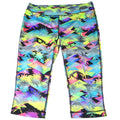 FILA Sport Women's Multi Color Geometric Print Capris Leggings Activewear Size M