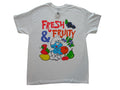 White Fresh & Fruity Smurf Graphic T-Shirt