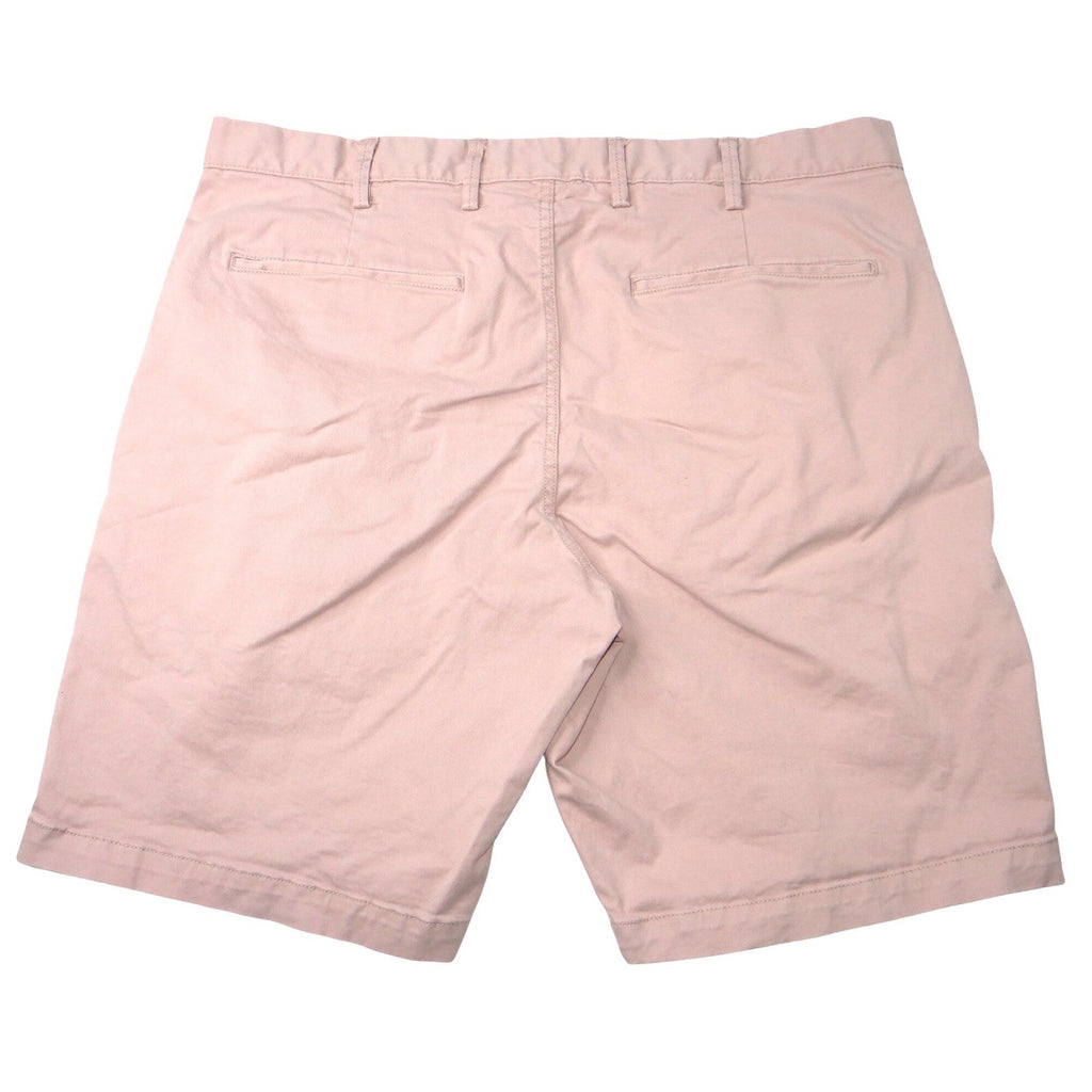 Gap Khakis Lived In Short Mens Pink Cotton Blend Flat Front Size 36