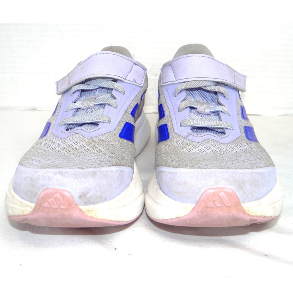 Adidas Duramo SL Lightmotion Kids Running Shoes Grey Purple Blue JS2802 Size 2