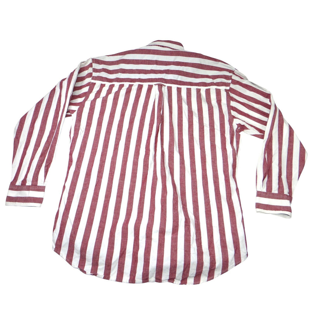 Vintage Chaps Ralph Lauren Men's Striped Button Down Shirt Long Sleeve Size L