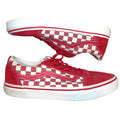Vans Old Skool Red White Checkerboard Suede Canvas Kids Shoes Size 4.0 Youth