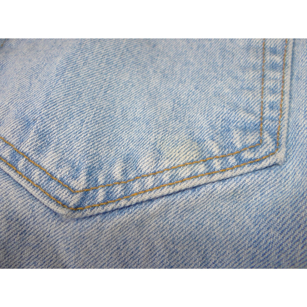 Calvin Klein Vintage Mens Light Wash Straight Leg Relaxed Denim Jeans 34x32