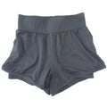 Fabletics Womens Black 2-in-1 High Waisted Running Shorts Built-in Liner