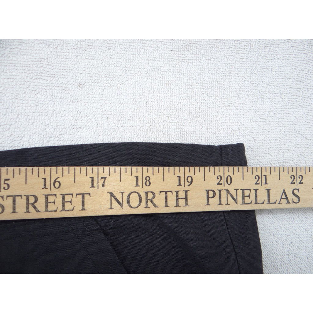 Scrubstar Womens Black Medical Scrub Set V-Neck Top Cargo Pants WM00B068 Size M