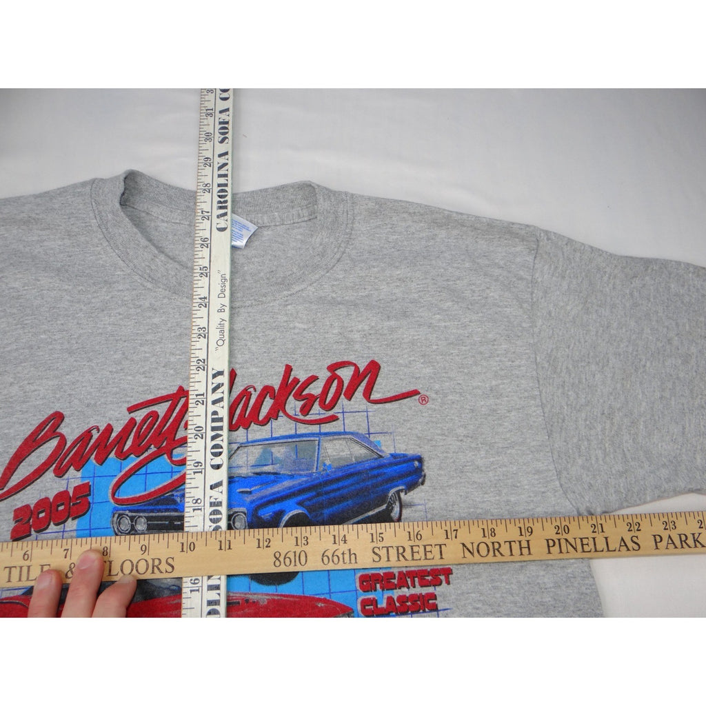 Vintage Mens Large Gray 2005 Barrett Jackson Scottsdale Arizona Hemi TShirt