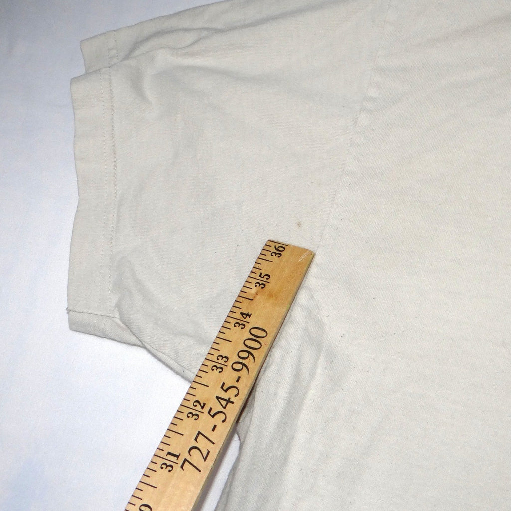Half Evil 333 Mens Graphic T-Shirt Cream Off-White Devils Rabbits Streetwear XL