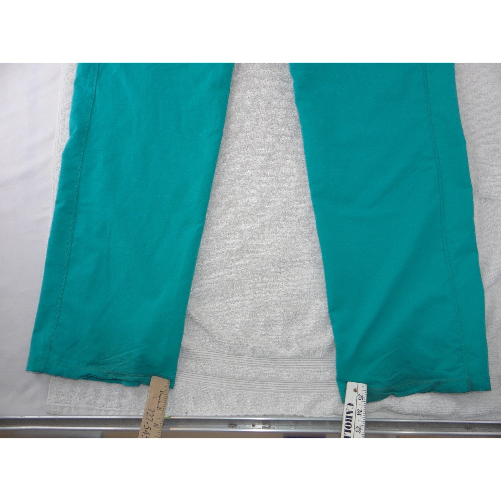 Dickies EDS Essentials Womens Scrub Set Teal Blue V-Neck Top And Pants XL- Tall