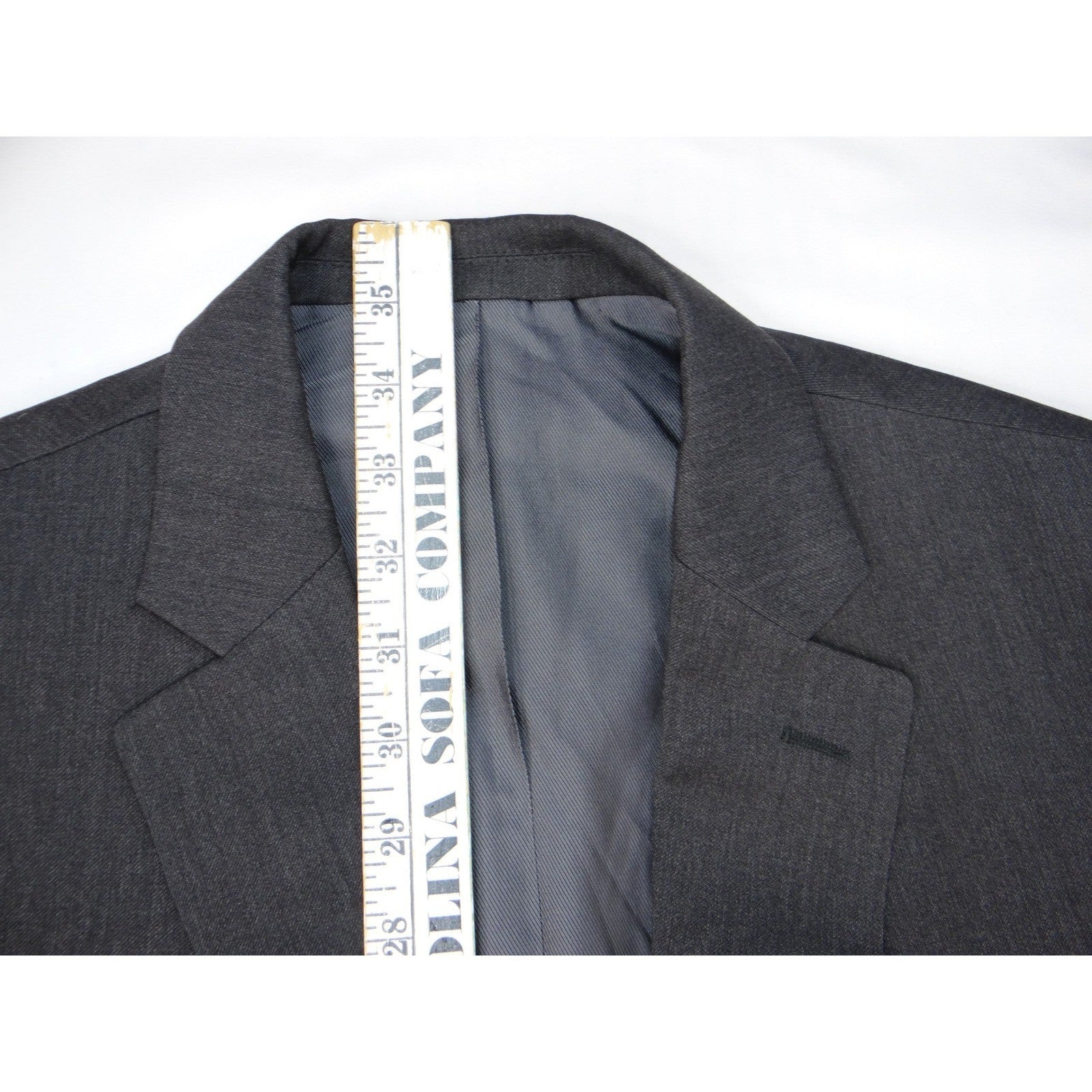 Banana Republic Modern Fit 42L Charcoal Grey Wool Blend Suit Jacket Blazer
