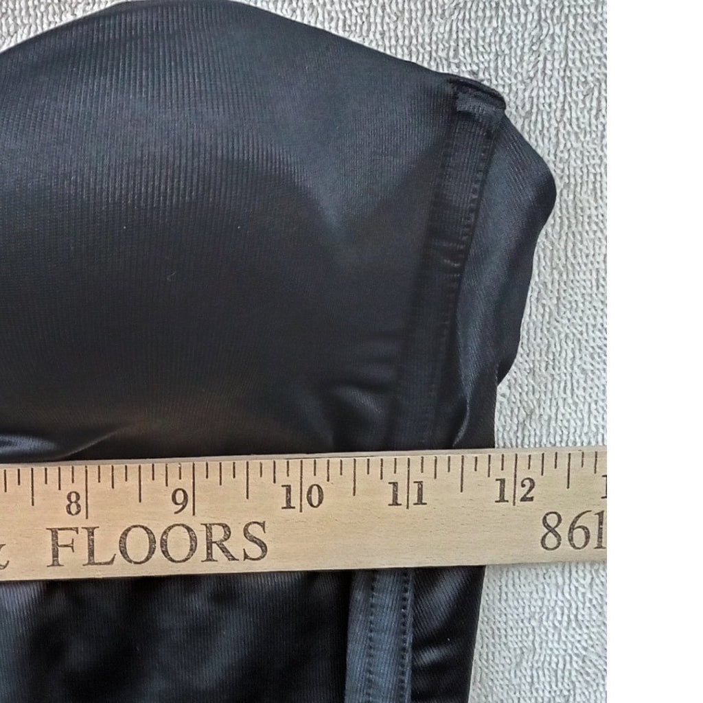 Wonderbra Black Longline Strapless Bra Sweetheart Underwire 34B