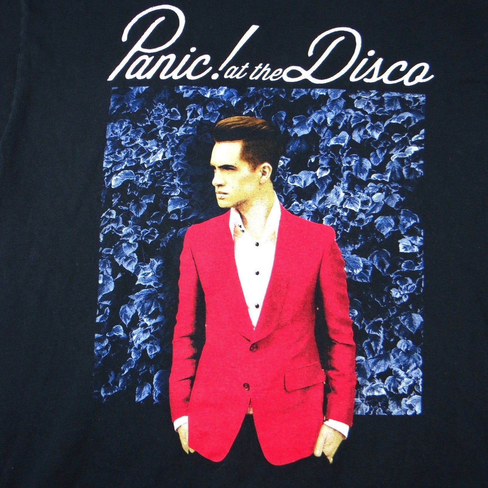 Panic at the Disco Brendon Urie Black T Shirt Band Merch
