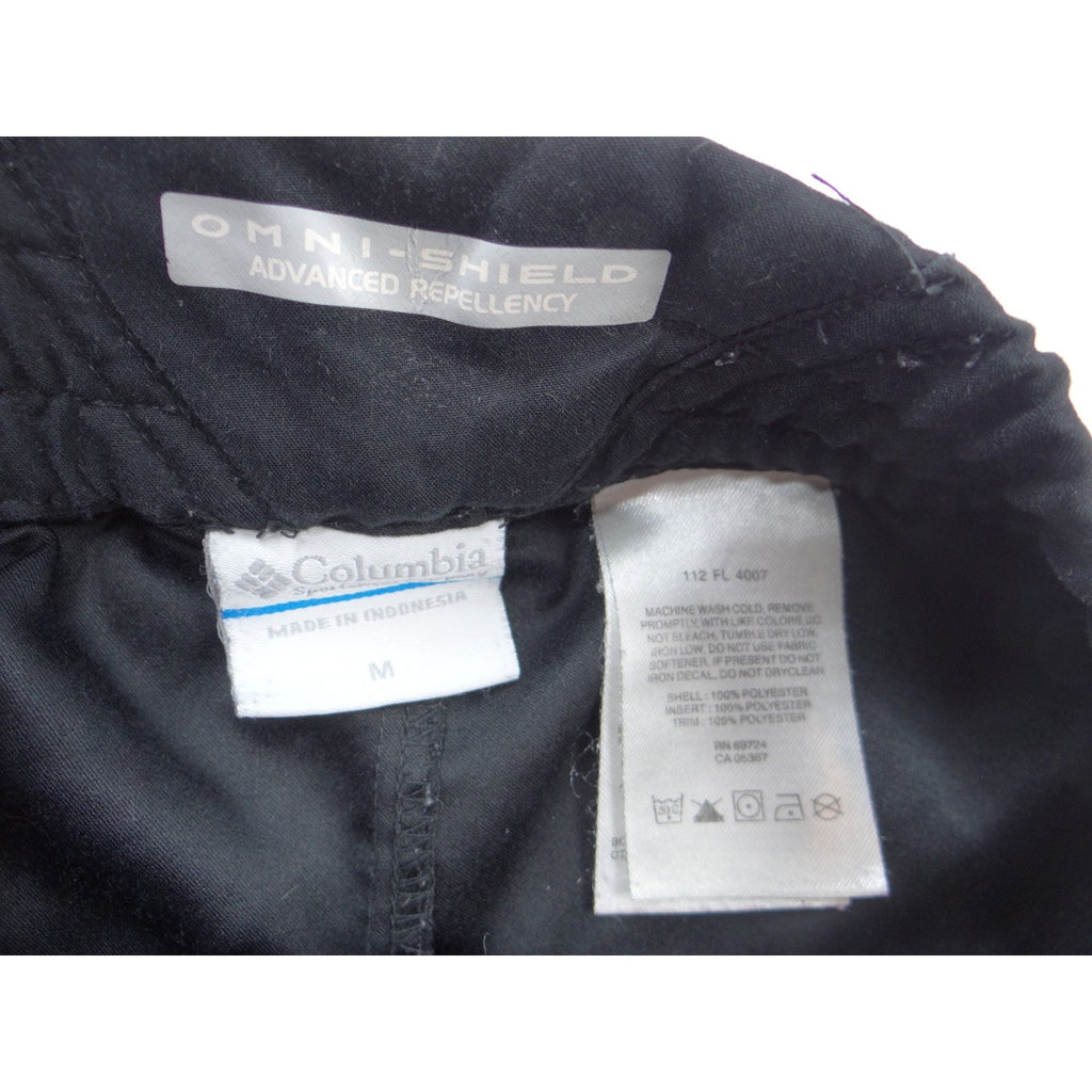 Columbia Omni-Shield Women's Black Athletic Hiking Shorts Size M Drawstring