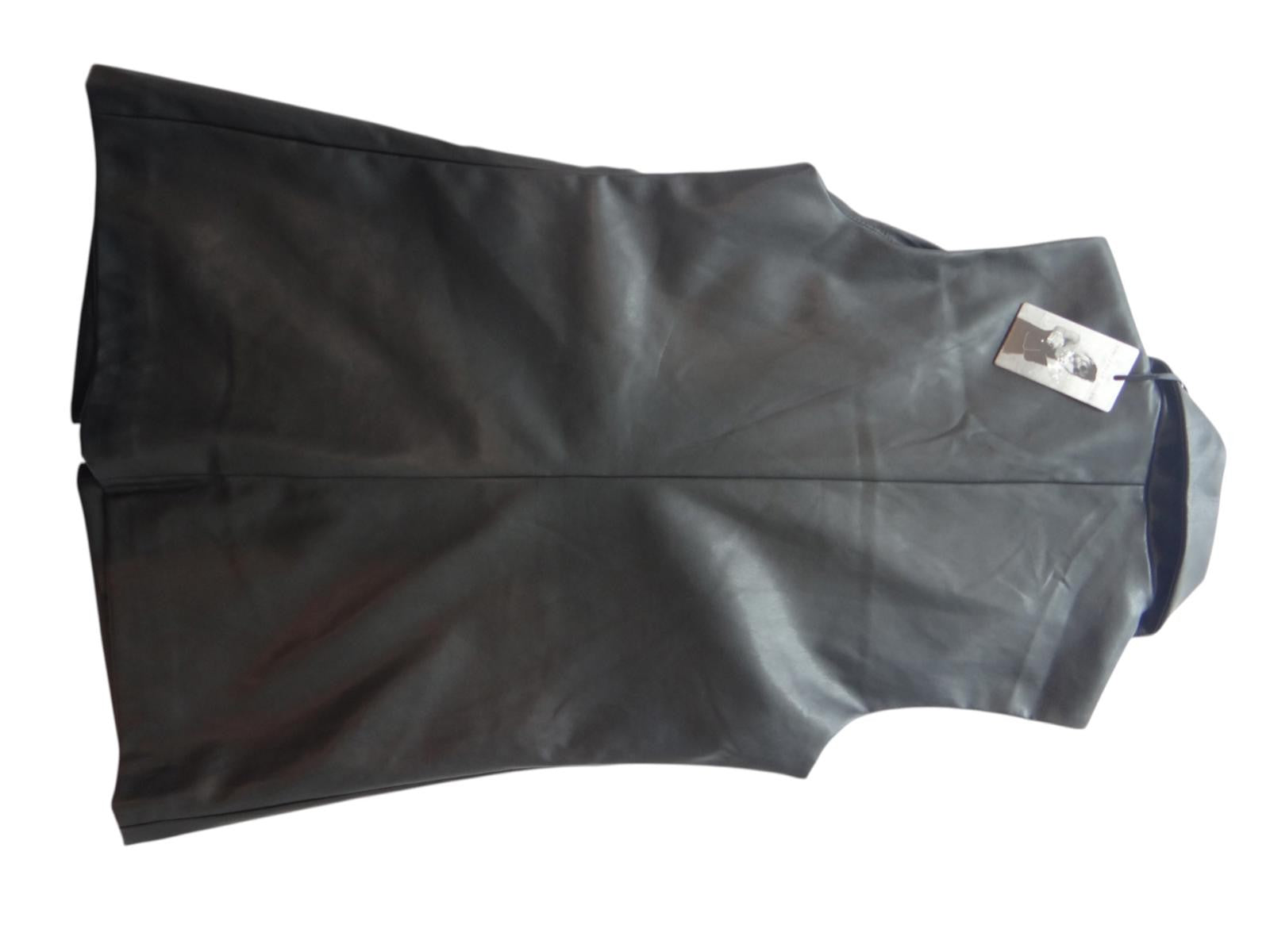 Sincerely Jules Women's Sleeveless Faux Leather Vest - Stylish & Chic
