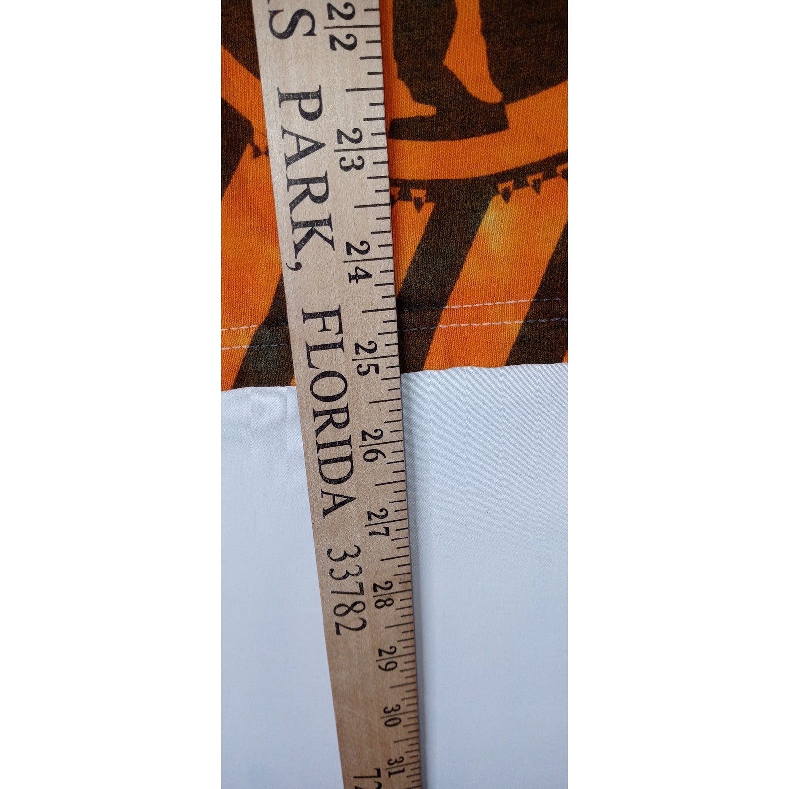 ACDC Black Ice World Tour 2010 Tie Dye T Shirt Red Orange Size XL