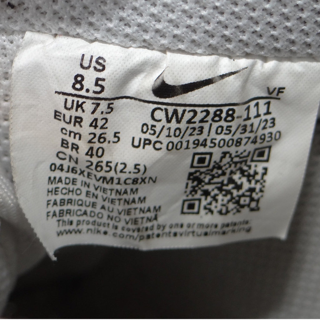 Nike Air Force 1 Low 07 Mens Shoes Triple White CW2288-111 Size 8.5