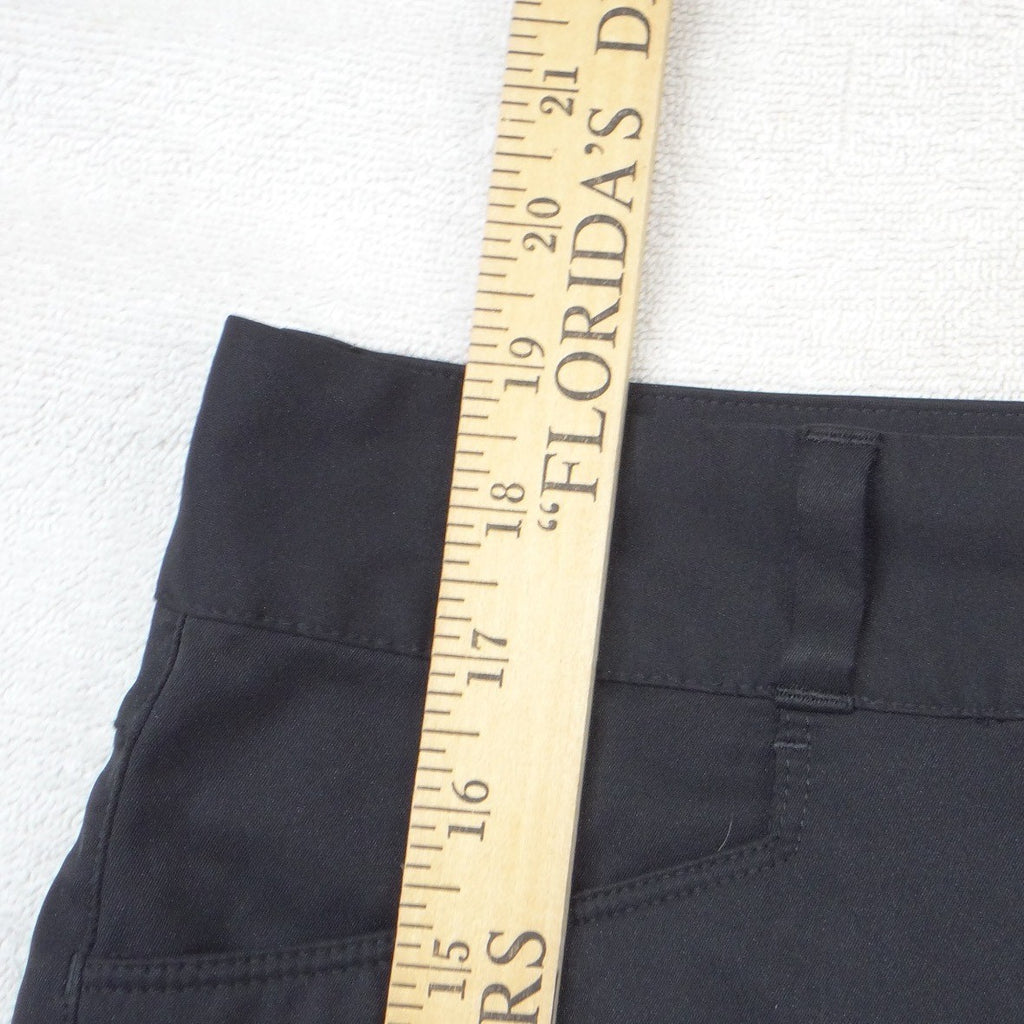 Adidas Mens Golf Shorts Black Size 2 Solid Polyester Performance Activewear