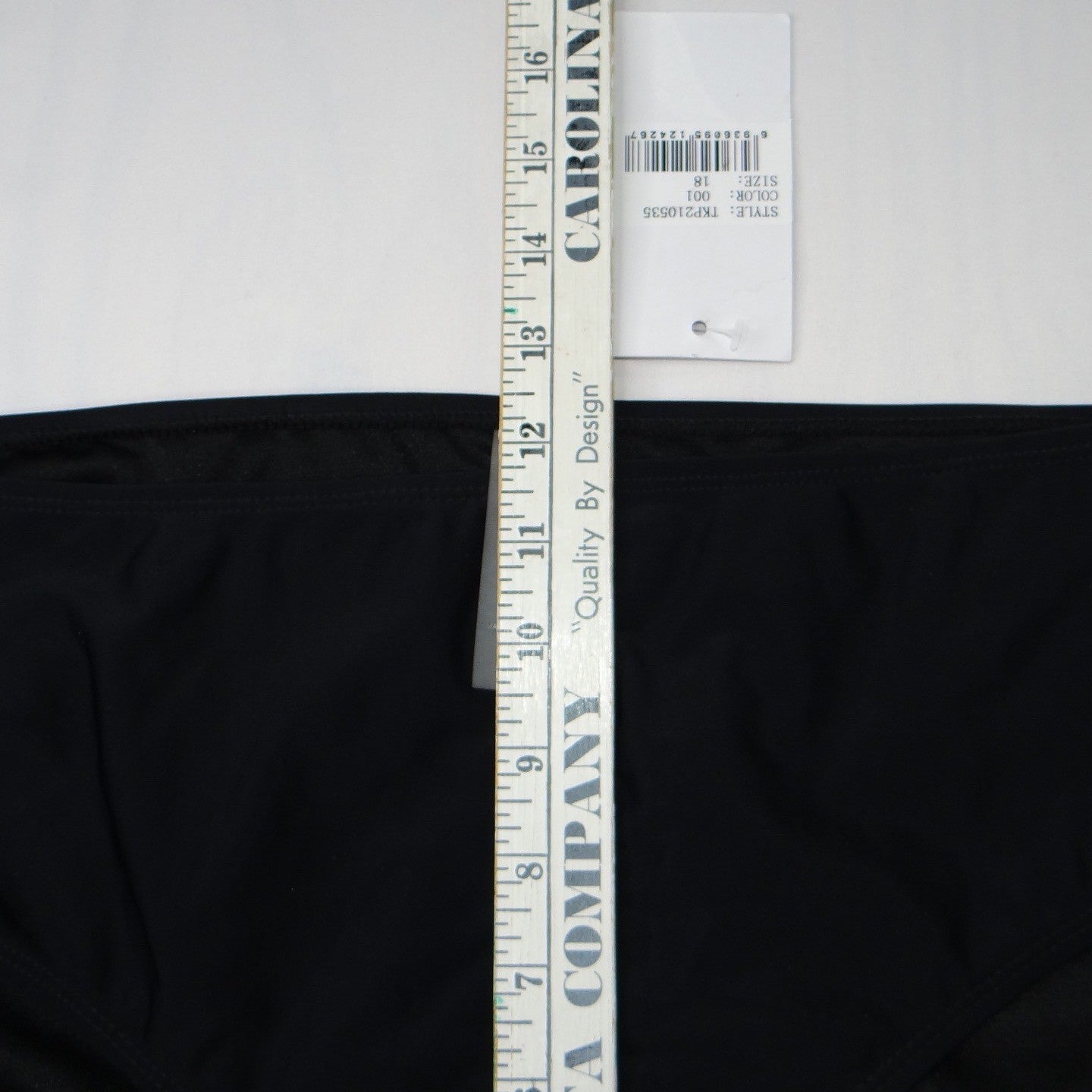 NWT-Fullfitall Swimsuits Womens Plus Size 18 Black High Waist Bikini Bottom