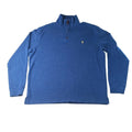 Ralph Lauren Mens Blue Quarter Zip Pullover Sweater Size L