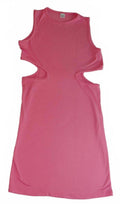 Trendy Cut-Out Pink Dress - Size L